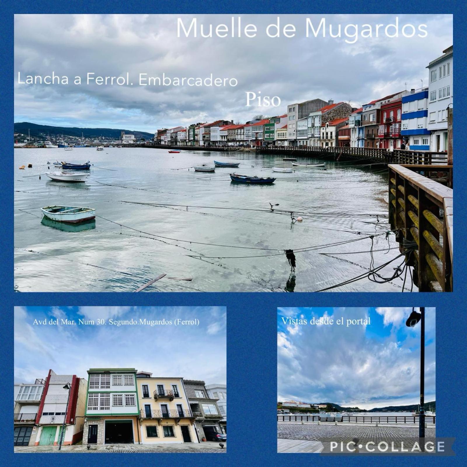 Piso En El Puerto Mugardos Exterior foto